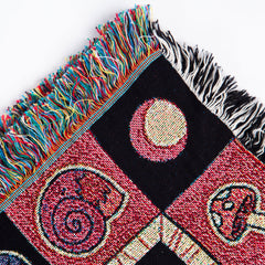 //merch.devolverdigital.com/cdn/shop/files/COTL-blanket-throw_View-3_1024x1024.jpg?v=1693389837 Cult of The Lamb Blanket - The One Who Waits