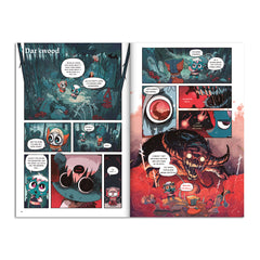//merch.devolverdigital.com/cdn/shop/files/COTL_Pilgrim-Comic-Book_STD-RENDER-5_1024x1024.jpg?v=1727093023 Cult of the Lamb: Pilgrim (Paperback Edition Book)