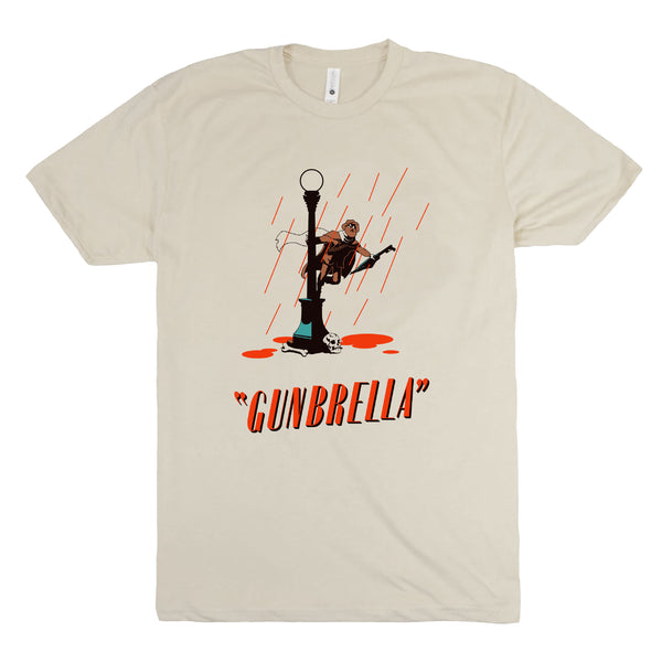 Gunbrella Singin' in the Blood Rain T-Shirt (Natural)