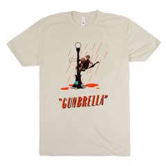 //merch.devolverdigital.com/cdn/shop/files/Gunbrella-Bloody-Rain_T-shirt-Render_1024x1024.jpg?v=1693391438 Gunbrella Singin' in the Blood Rain T-Shirt (Natural)