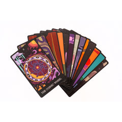 //merch.devolverdigital.com/cdn/shop/files/TCWS---tarot-card-set---VIEW-4_fc84cb65-474b-446f-8957-23c187d8ae84_1024x1024.jpg?v=1727275988 The Cosmic Wheel Sisterhood - DIY Tarot Card Set