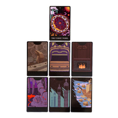 //merch.devolverdigital.com/cdn/shop/files/TCWS---tarot-card-set---VIEW-5_7944dd53-f205-4e5f-a824-09aa0c9509c2_1024x1024.jpg?v=1727275989 The Cosmic Wheel Sisterhood - DIY Tarot Card Set