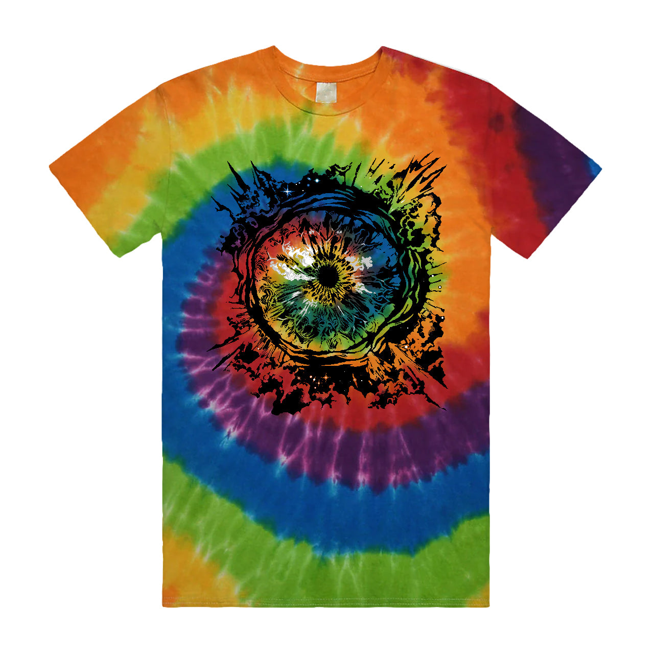 Look Outside Tie-Dye T-Shirt – Devolver Digital