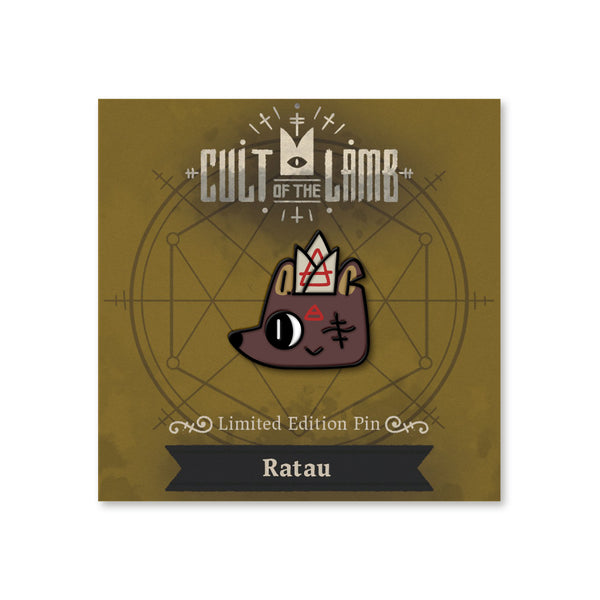 Cult of the Lamb Ratau Enamel Pin