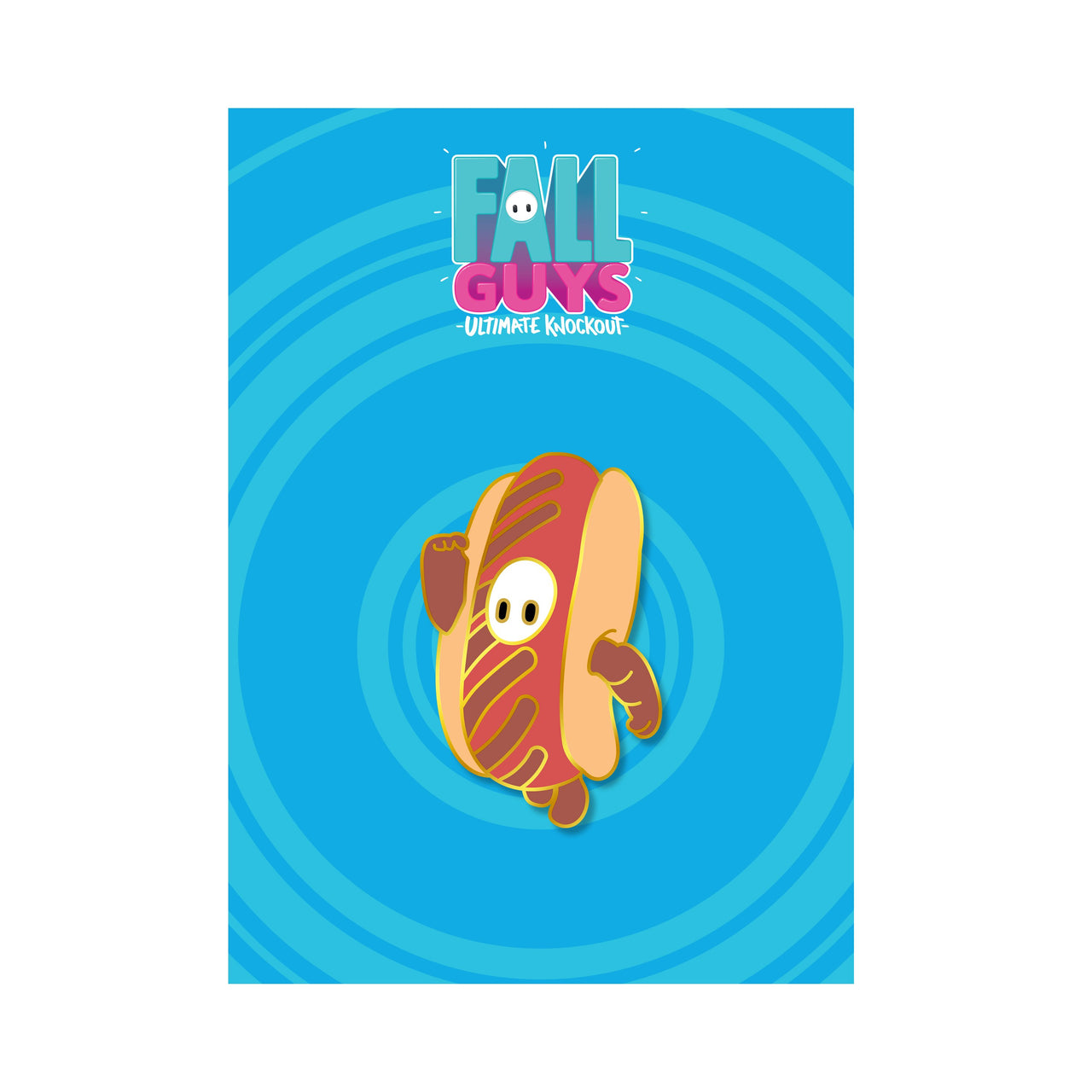 Fall Guys Pin (Hot Dog)