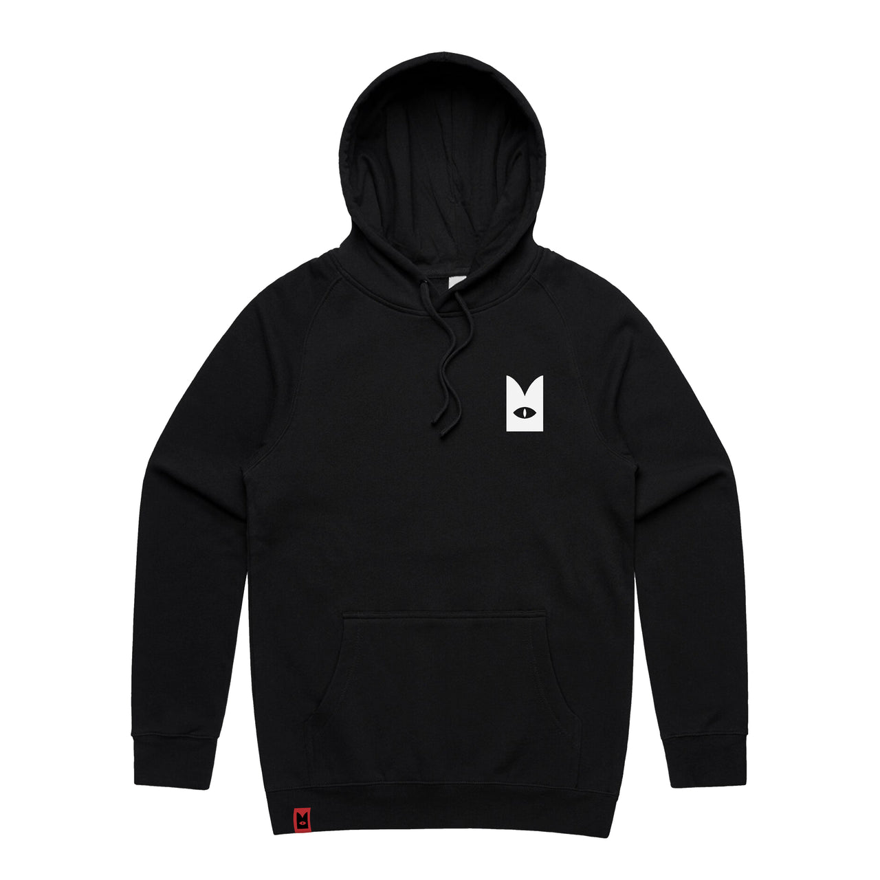 Cult of The Lamb Praise Lamb Hoodie (Black, Screen-printed)