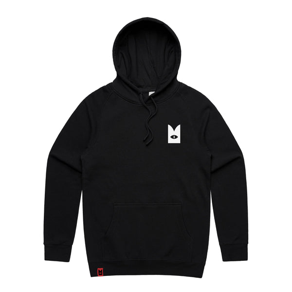 Cult of The Lamb Praise Lamb Hoodie (Black, Screen-printed)