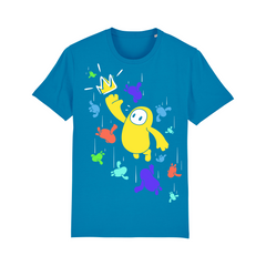 //merch.devolverdigital.com/cdn/shop/products/ScreenPrintBlueT-Shirt-FrontWEB_1024x1024.png?v=1602083345 Fall Guys Screen Print T-Shirt (Blue)