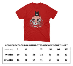 //merch.devolverdigital.com/cdn/shop/products/Skull_Shirt_Size_Chart_1024x1024.jpg?v=1654506762 Cult of the Lamb Floral Skull T-Shirt (Red)