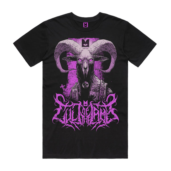 Cult of the Lamb Unholy Lamb T-Shirt (Black) – Devolver Digital