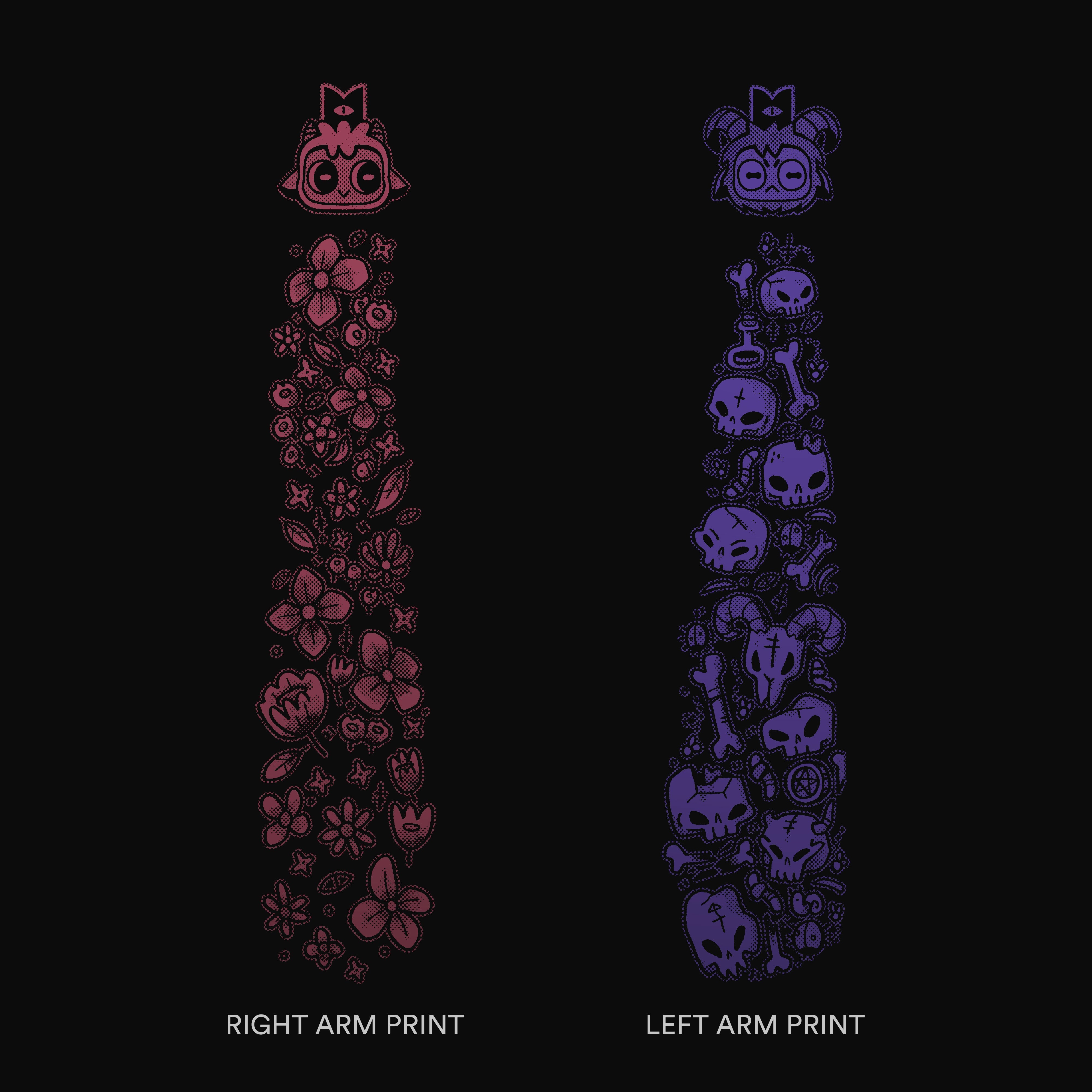 Cult of the Lamb Coexist Long Sleeve T-Shirt (Black) – Devolver