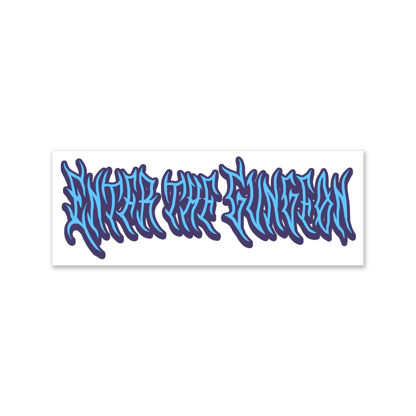 Enter the Gungeon Anniversary Logo Sticker