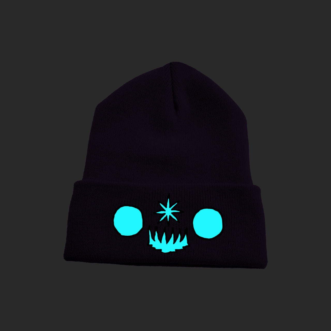 Enter the Gungeon Anniversary Glow in the Dark Beanie (Purple)