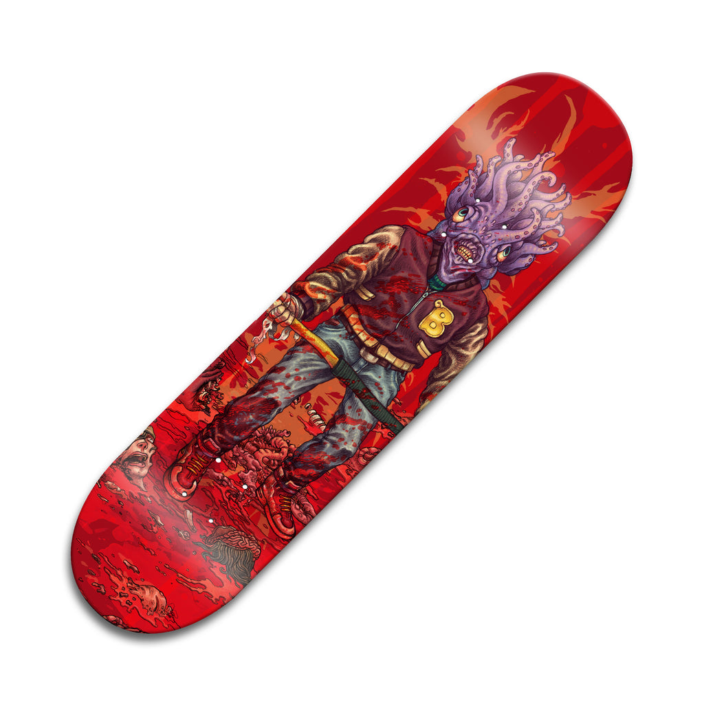 Hotline Miami Jacket Skateboard Deck Devolver Digital