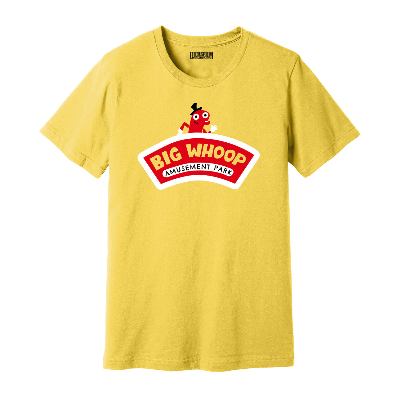 Return to Monkey Island - Big Whoop Amusement Part T-shirt (Yellow)