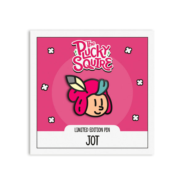 The Plucky Squire Jot Enamel Pin – Devolver Digital