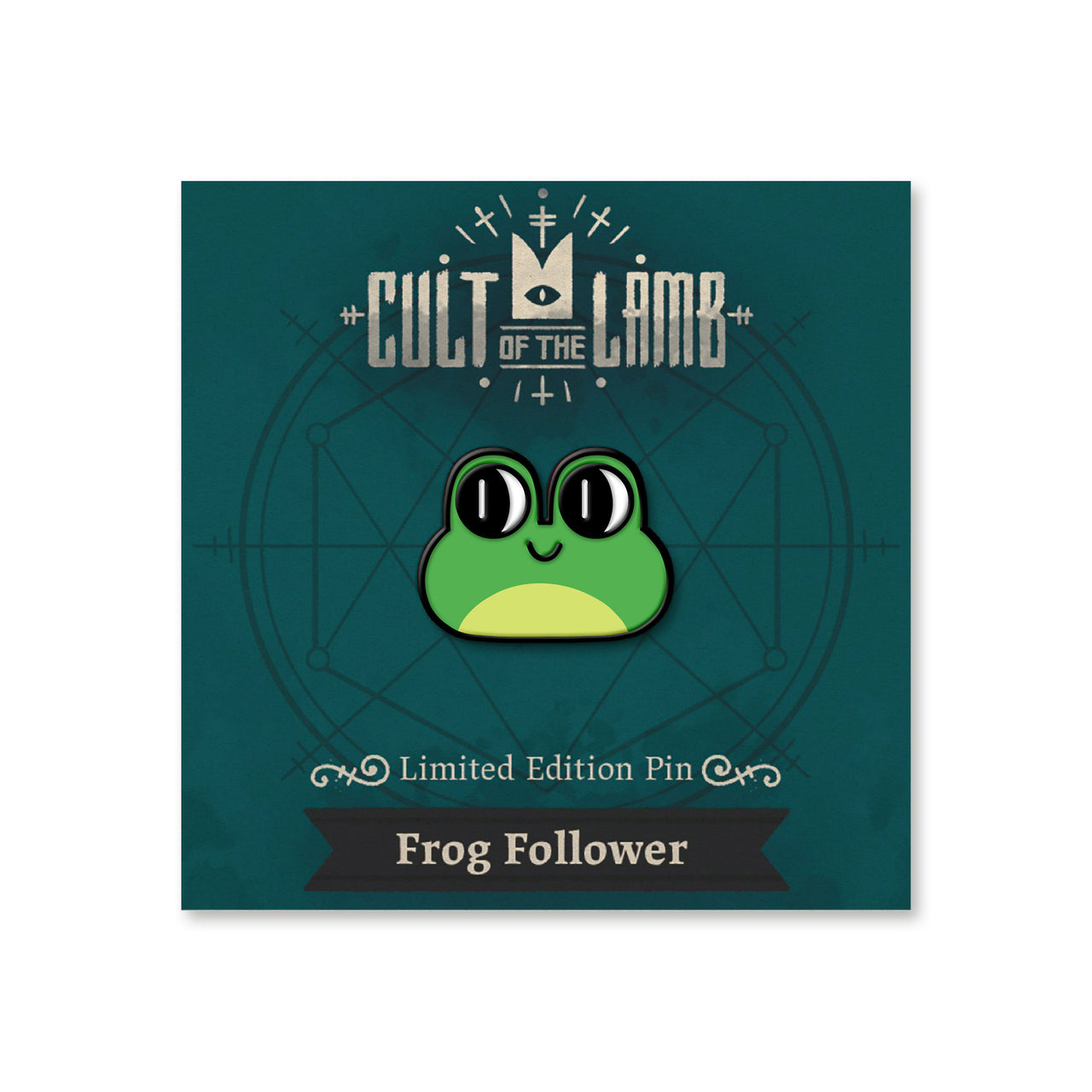 Cult of the Lamb Frog Follower Enamel Pin